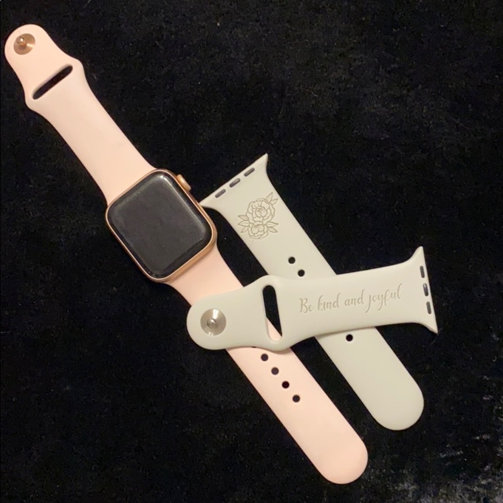 iWatch band, engraved, women’s Apple Watch